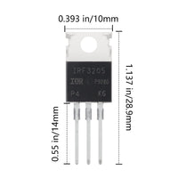 1 x RAW Customer Returns AUKENIEN Mosfet Transistor 12 Values 60pcs IRFZ44N IRF510N IRF520N IRF530N IRF540N IRF640N IRF740 IRF820 IRF830 IRF840 IRF3205 IRF9540N TO-220 IRF Mosfet Power Transistors - RRP €22.99