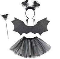 9 x Brand New YeahBoom bat costume children, Halloween bat costume, wings cape, costume bat set, bat magic wand, vampire bat wings cape, bat masquerade, costume party fancy dress - RRP €81.54