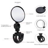 1 x Brand New Qiwenr bicycle mirror, 2 pieces bicycle mirror, universal ride, 360 adjustable swivel angle, bicycle mirror, convex reflector, wide-angle lens for mountain bike racing, electric bicycles and others - RRP €8.92