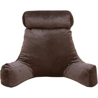 1 x RAW Customer Returns bananair - Reading pillow for bed and sofa - Soft and comfortable - Optimal back support - Easily transportable back cushion with practical armrests and ergonomic seat brown  - RRP €61.04