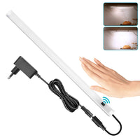 1 x RAW Customer Returns SOAIY LED dimmable under-cabinet light 40cm 5.5W 450lm cabinet light kitchen lamp switch on off dimming by hand movement light bar memory function incl. 12V power supply mounting material 4000K neutral white - RRP €18.1