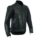 1 x RAW Customer Returns JACKET4U MBJ-22AIR Men s External Armor Perforated Leather Motorcycle Jacket, Black, XL - RRP €198.78