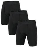 1 x RAW Customer Returns Niksa pack of 3 men s compression shorts, quick-drying base layer underpants, shorts, high-quality black XL - RRP €22.18