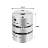 1 x RAW Customer Returns sourcing map Clamp Tight Motor Shaft 2 Diaphragm Coupling Coupler 8mmx14mm DE de - RRP €21.92