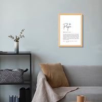 14 x Brand New Fjllrven Definition Posters Art Prints Christmas gifts dad gift Father s Day gift Gifts for Dad Birthday Wall decoration decoration living room DINA A4 with wooden frame - RRP €285.6