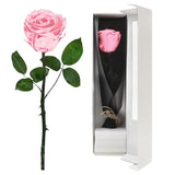 1 x RAW Customer Returns FARYODI Eternal Rose Red with Stem - Real Preserved Rose in Premium Gift Box, Lasts 3-5 Years, for Wife, Girlfriend, Grandma, Valentine s Day, Christmas, Mother s Day, Birthday, Wedding Anniversary, Anniversary Pink - RRP €22.99