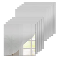 1 x RAW Customer Returns SETROVIC 10 pieces 30 x 30 cm mirror tiles self-adhesive adhesive mirror wall sticker living room wall mirror small mirror to stick on adhesive mirror for bathroom home mirror - RRP €28.22