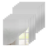 1 x RAW Customer Returns SETROVIC 10pcs Mirror Tiles Self-Adhesive 30x30cm Living Room Mirror Wall Sticker Small Mirror Paste for Bathroom Home - RRP €28.22