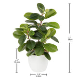 1 x RAW Customer Returns Briful Artificial Houseplant Camellia Artificial Plant Camellia Japonica in Plastic Pot Decorative Silk Flowers Camellia Artificial Flowers for Home Hotel Decoration - RRP €19.15