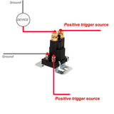 1 x RAW Customer Returns Gebildet 1 Piece 12VDC 500A Heavy Duty Relays for Car Boat Truck Engine Automotive Starter KH 280, 4 Pin SPST with 4 Contact Terminal - RRP €20.64