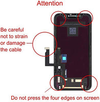 1 x RAW Customer Returns Hoonyer for iPhone XR Display Replacement 6.1 Inch, 3D Touch LCD Screen Digitizer Assembly for iPhone - RRP €25.99