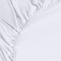 1 x RAW Customer Returns Utopia Bedding - Set of 2 fitted sheets 180x200cm - White - Brushed microfiber fitted sheet - 35 cm deep pocket - RRP €20.99