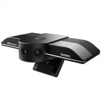 1 x RAW Customer Returns Innex C830 180 Panorama 4K Webcam with microphone, AI face tracking for Windows, Mac, plug-and-play conference room camera with flexible viewing angle for conference room, huddle space, hybrid learning - RRP €344.99