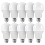 4 x RAW Customer Returns ZONE LED E27 LED bulbs, 8.5 watts, 806 lumens, warm white, 3000 Kelvin, replaces 60 watt lamp, LED light bulbs E27, A60, 200 , energy saving lamps, pack of 10 - RRP €79.96