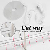 1 x RAW Customer Returns KSIBNW Neon LED Strip 5M, Dimmable 10 -100 , Warm White, Flexible LED Strip with Power Supply, Waterproof IP65, for Indoor Outdoor Home Kitchen Decoration, DIY Decoration - RRP €24.19