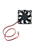 1 x RAW Customer Returns JZK 2pcs 50x50x10mm 2 Pin DC 12V Mini Cooling Fan with Wires, 5010 Small Quiet Cooling Fan 50mm, 5cm Brushless DC Fan 12V 3D Printer Fan with Cable and Plug - RRP €6.29