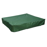 1 x RAW Customer Returns Dustproof sandpit cover with drawstring, waterproof sandpit cover, tarpaulin for sandpit cover 180x180cm  - RRP €25.2