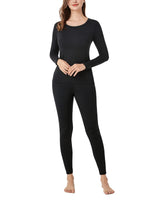 1 x RAW Customer Returns LAPASA Women s Inner Fleece Thermal Underwear Set, Thermal Top Thermal Pants Leggings Functional Underwear Sets, L41 Black, 200 Warmer, M - RRP €30.85