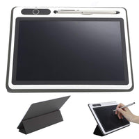 1 x RAW Customer Returns LCD Writing Tablet for Kids, 10 Inch Erasable Electronic Notepad with Pen Case Made of Artificial Leather Portable LCD Writing Tablet Graffiti Board for Children and Adults Who Black with Leather Case  - RRP €27.96