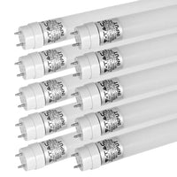 1 x RAW Customer Returns ZONE LED SET - LED tube 60cm, neutral white 4000 K , 850 lumen, T8, G13-9W replaces 18W , including starter, LED-TUBE fluorescent tube neon tube light tube lamp, pack of 10 - RRP €36.29