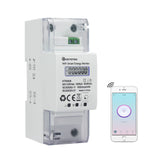 1 x RAW Customer Returns KETOTEK Smart 1 Phase Electricity Meter DIN Rail LCD Digital Energy Meter AC 5 65 A 90-250V WLAN Remote Control Din Rail Digital Energy Meter by Smart Life Tuya App - RRP €45.99