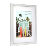 1 x RAW Customer Returns kennethan picture frame white 30x40cm set of 2 - with passepartout 21x30 cm A4 , photo frame with acrylic glass for hanging - RRP €21.99