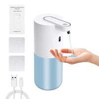 1 x RAW Customer Returns Automatic Soap Dispenser - Electric Soap Dispenser with Sensor, New Release Automatic Soap Dispenser with 4-Level Setting, 420ML Wall Mounted Soap Dispenser for Kitchen Bathroom Gel  - RRP €24.18