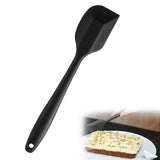 2 x Brand New Silicone spatula, spatula dough scraper, dough scraper silicone, kitchen running plate, silicone spoon, kitchen turner, silicone spatula, ergonomic handle, for cooking, baking and stirring, black - RRP €40.8