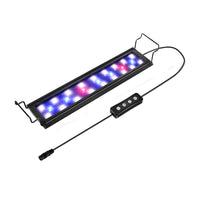 1 x RAW Customer Returns hygger 9W Aquarium LED Lighting, Aquarium LED Lamp with Timer, Dimmable, LED Aquarium Light with Adjustable Bracket for 28cm-48cm Aquarium Fish Tank Fish Plant White Blue Red Light  - RRP €27.99