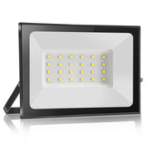 1 x RAW Customer Returns 20W LED spotlight 6000K outdoor light super bright LED floodlight outdoor spotlight floodlight IP65 floodlight spotlight cold white light for garden, garage, sports field energy class A  - RRP €13.0