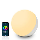 1 x RAW Customer Returns EASEMO Smart Bedside Lamp Touch Dimmable, Alexa Google Home Table Lamp, Dimmable Lamp with APP Wi-Fi and Voice Control, Night Light with 256 RGB Changing Night Light for Living Room Office - RRP €26.99