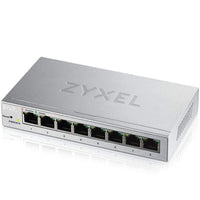 1 x RAW Customer Returns Zyxel 8 Port Gigabit Web Managed Switch Plug Play VLAN, QoS, IGMP LAG support Without Fan GS1200-8  - RRP €29.81