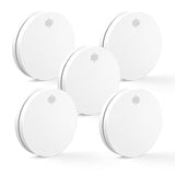 1 x RAW Customer Returns Smoke detector with 10 year battery stand alone , photoelectronic smoke alarm with mute function, fire detector, EN14604 certified fire alarm, set of 5. - RRP €80.66