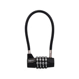 1 x RAW Customer Returns NBYT Steel Cable Combination Number Lock Long Diameter 5mm Length 18cm for Cabinet Locker Cupboard Small Fence Small Shed - RRP €21.6