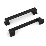 1 x RAW Customer Returns goldenwarm 12 pieces furniture handles black 128 mm hole spacing cabinet handles black handles for kitchen cabinets handles black kitchen handles handles kitchen drawer handle door handles kitchen - RRP €34.99