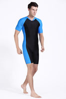 1 x RAW Customer Returns Cokar Men s Swimsuit Long Sun Protection Clothing Sunsuit Full Body Swimsuit Blue-1, 2XL  - RRP €28.21