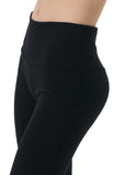 1 x RAW Customer Returns LaiEr Yoga Pants for Women Tummy Control Workout Bootleg High Waist Pants 4-Way Stretch Pants with Inside Pockets, Black,4XL - RRP €27.96