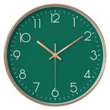 1 x RAW Customer Returns Taodyans Modern Children s Wall Clock Without Ticking Noises, Kitchen Wall Clock 30 cm Quartz Battery Operated Hanging Clock for Office Classroom Living Room Bedroom Green  - RRP €20.74