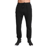 1 x RAW Customer Returns Tansozer jogging bottoms men s cotton training trousers men s sports trousers men s long trousers men s zip pockets black XL - RRP €31.25