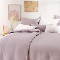 1 x RAW Customer Returns Blumtal Mako satin bed linen 155x220 grey - duvet cover with freely selectable pillowcase - individually customizable bed linen set made of 100 cotton - Oeko Tex certified - RRP €29.23