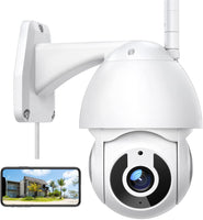 1 x RAW Customer Returns Outdoor Wireless IP66 1080p Security Camera with Night Vision, Motion Detection and 720p 1080p Video Recording - RRP €24.0