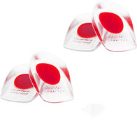 3 x Brand New 2 Pairs Gel Heel Cushions, Silicone Heel Caps for Plantar Fasciitis, Heel Spurs and Achilles Pain, Gel Heel Caps and Cushion Support, Red - RRP €68.4