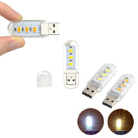 1 x RAW Customer Returns USB gooseneck, mini LED USB lamp, USB reading lamp, computer lamp LED lamp USB connection, USB gooseneck lamp, flexible keyboard light, 4 mixed LED USB lights 2 white 2 warm yellow  - RRP €6.04