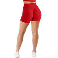 1 x RAW Customer Returns JN JANPRINT Women s Cycling Shorts Short Sports Pants Running Pants Leggings Seamless Scrunch Butt Sports Leggings High Waist Shorts for Gym Fitness Workout Yoga Cycling Formula Red, S  - RRP €25.2