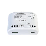 1 x RAW Customer Returns Punxasl 1 Channel Wireless Smart Switch, Motor Control, Dry Contact Relay Switch, RF433 MHz, Tuya USB 5V DC AC 7-32V Wifi Relay Switch Compatible with Google Home and Alexa - RRP €16.99