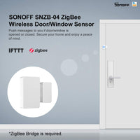 1 x RAW Customer Returns ZigBee WiFi Door Window Sensor SONOFF SNZB-04 2PCS, Burglar alarm for home security, SONOFF ZBBridge required, Batteries are included, Compatible with Alexa Google Home - RRP €26.99