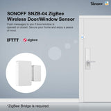 1 x RAW Customer Returns ZigBee WiFi Door Window Sensor SONOFF SNZB-04 2PCS, Burglar alarm for home security, SONOFF ZBBridge required, Batteries are included, Compatible with Alexa Google Home - RRP €26.99