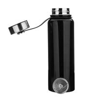 1 x RAW Customer Returns 1.5L Metal Water Bottle, Drinking Bottle 1.5 Liter Stainless Steel for Running, Stainless Steel Insulated Bottle, Leak-Proof Sports Water Bottles, Gym, Cycling Black, 1.5L 33 x 8.9cm  - RRP €24.99