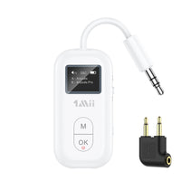 1 x RAW Customer Returns 1Mii Safefly Pro Transmitter Receiver for Headphones, Bluetooth 5.2 Audio Adapter for up to 2 Airpods and other Headphones, Use with any Airplanes, Computers, Fitness Equipment, TVs - RRP €52.99