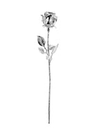 1 x RAW Customer Returns k A Rose made of silver - silver rose with 3 Swarovski crystals 30 cm - RRP €39.25